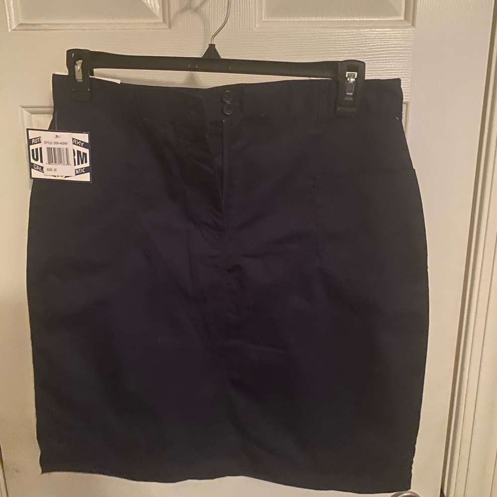 NWT JR Girls Navy Stretch Skirt Authentic Galaxy School Uniform size 20 RN63967.